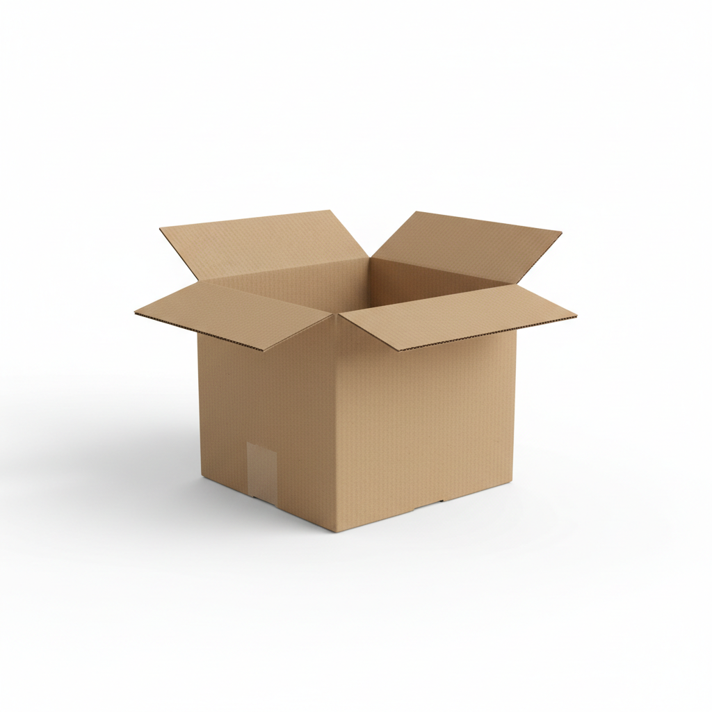 Kraft Shipping Box — 8" x 6" x 4" (Case of 25)