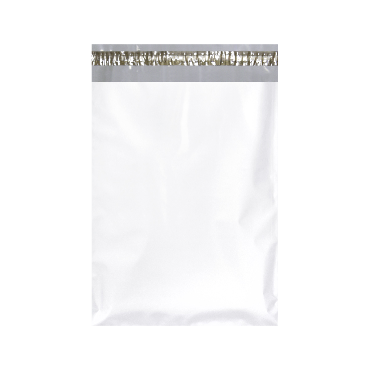 White Flat Poly Mailers — 10" x 13"